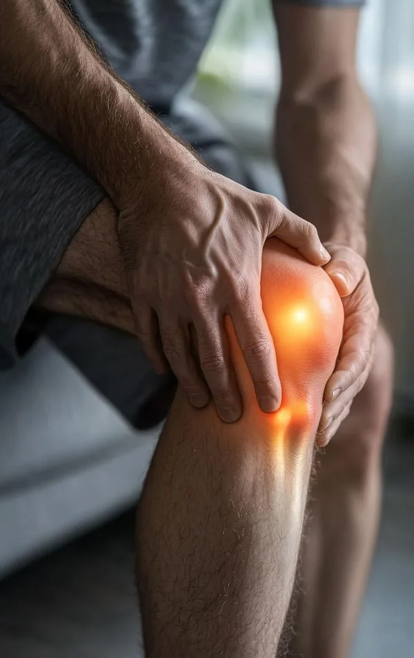 Knee pain illustration
