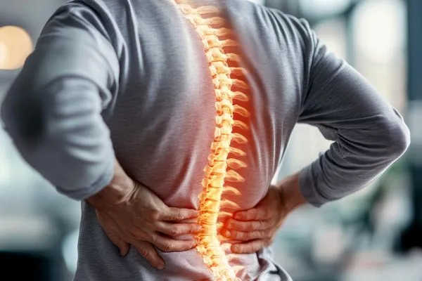 Spine and back pain illustration